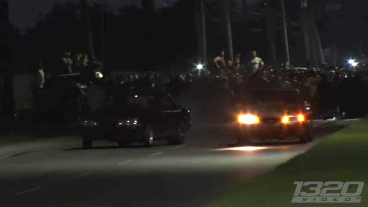 Ford Mustang Street Race Crash