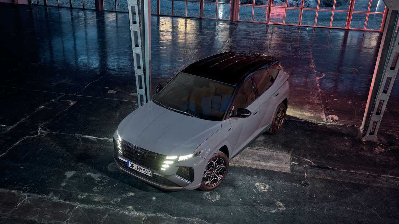 Новый Hyundai Tucson N Line, вид спереди