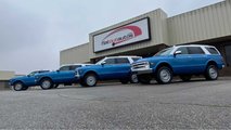Chevrolet Tahoe Converted Into Chevy K5 Blazer Homage Line Three Quarters