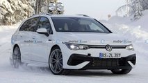 2022 VW Gold R Wagon Spy Photos