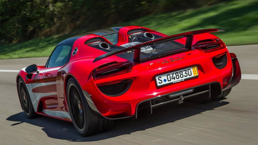 Mark Webber takes delivery of Porsche 918 Spyder