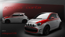 Official renderings of the Camal Fiat 500 Marcia Corta