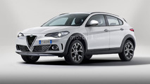 Alfa Romeo compact SUV rendering
