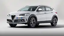 Alfa Romeo compact SUV rendering