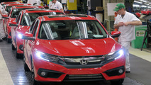 2016 Honda Civic production
