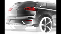 Kia Niro, i bozzetti ufficiali