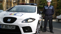 SEAT Leon Cupra Police Car Testing in Romania