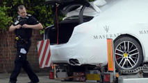 Illegal immigrants in the trunks of new Maseratis