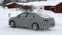 Citroen compact sedan spy photo