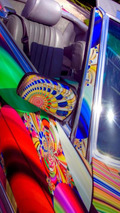1982 Mercedes-Benz 380 SL 'Psychedelic Drive' by Laurence Gartel