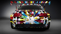 BMW M3 GT2 Art Car by Jeff Koons - Back