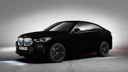 BMW X6 Vantablack In Motion Looks Like A Rolling Black Hole