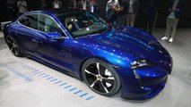 Porsche Taycan, a Francoforte con gli interni vegani