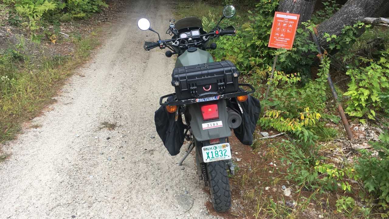 KLR On Trail