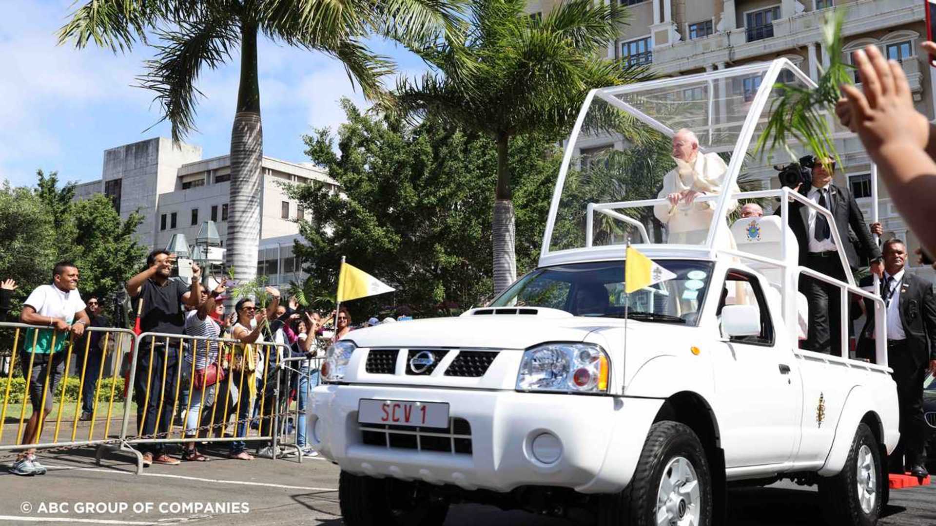 Nissan NP300 Popemobile