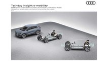 Audis dispose de quatre plates-formes électriques: MEB