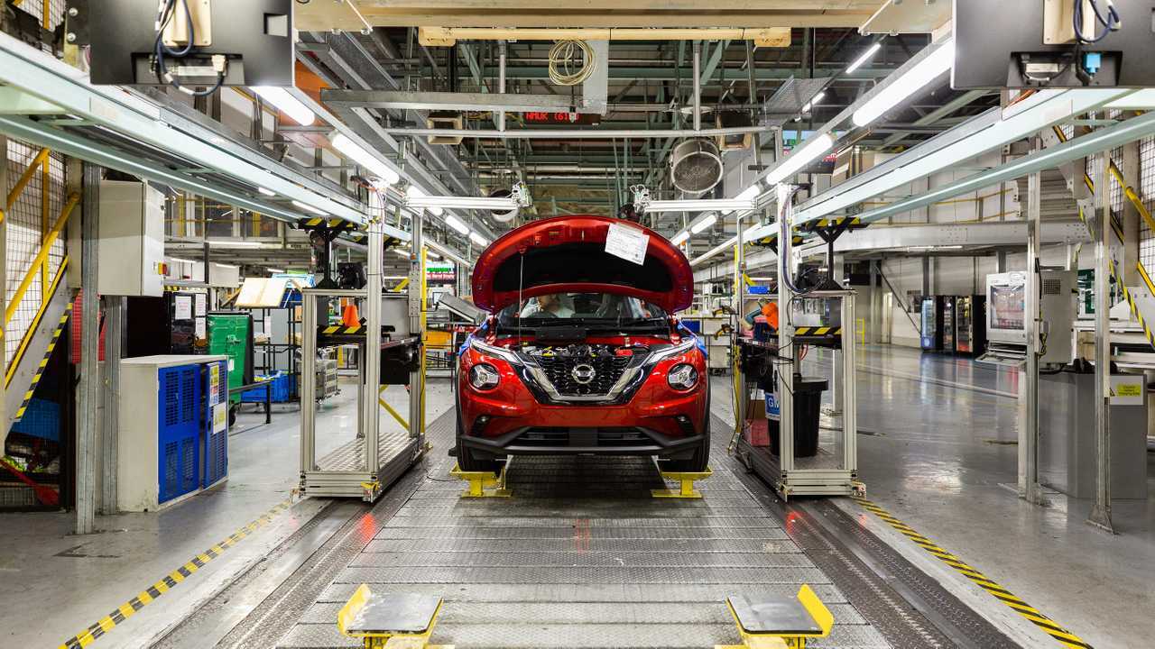 Nissan Juke production at Sunderland UK plant