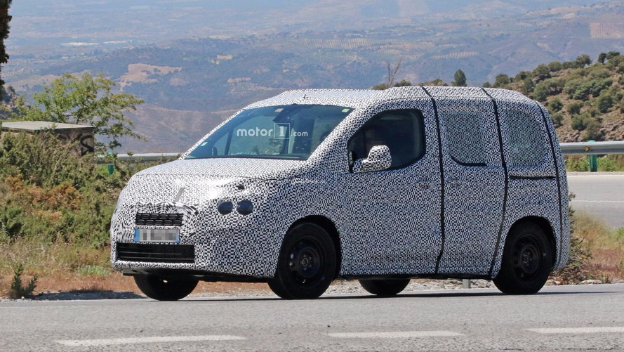 Peugeot Partner 2018, fotos espía