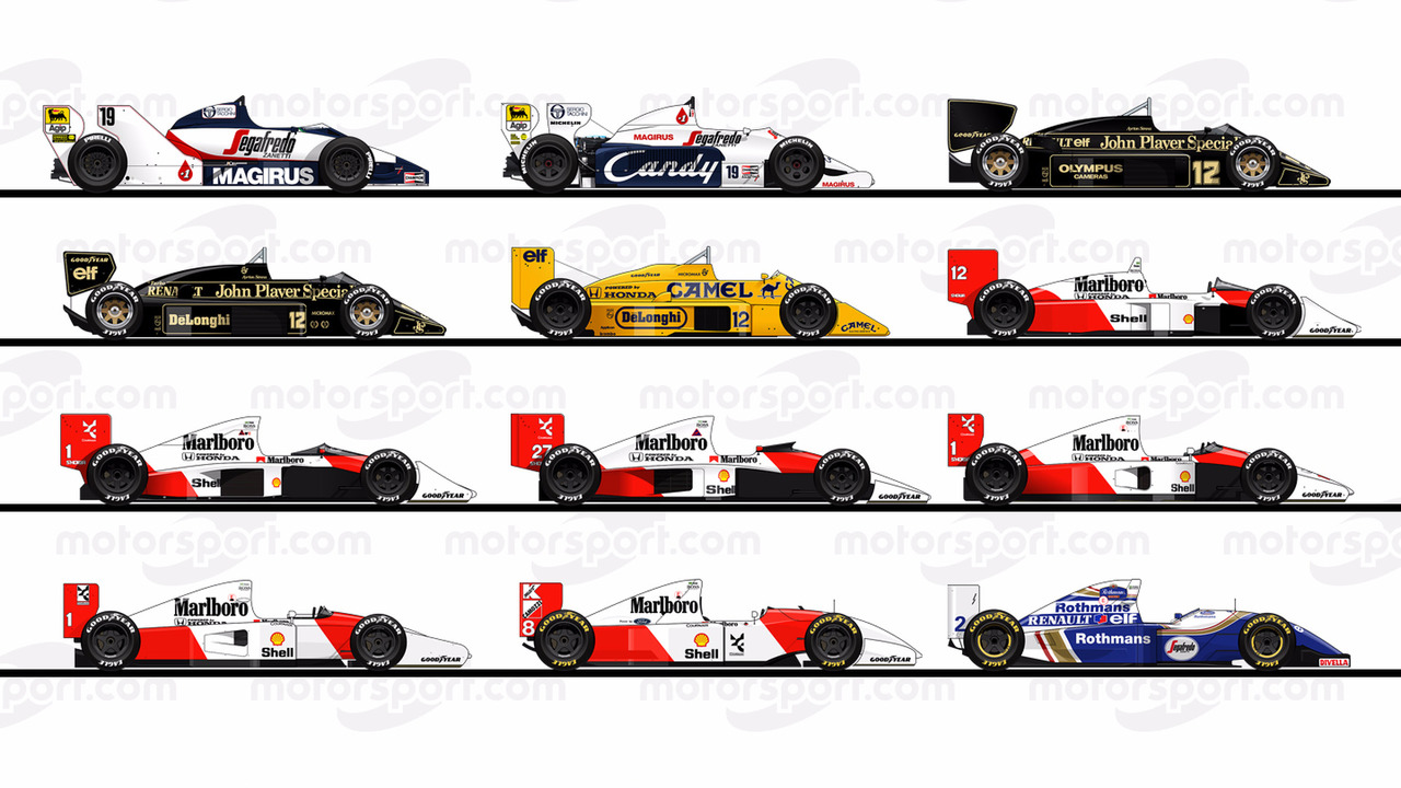 Ayrton Senna: todos los coches de F1 que pilotó