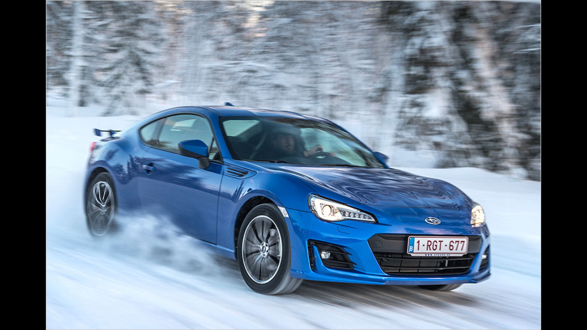 Subaru Brz 2017 Uberarbeitete Version Im Winter Test