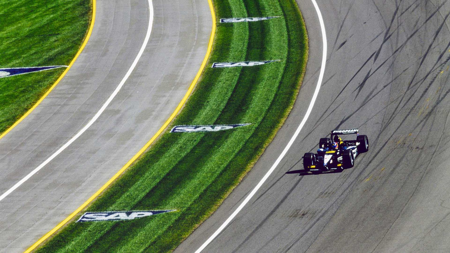 Fernando Alonso at Indy in 2001