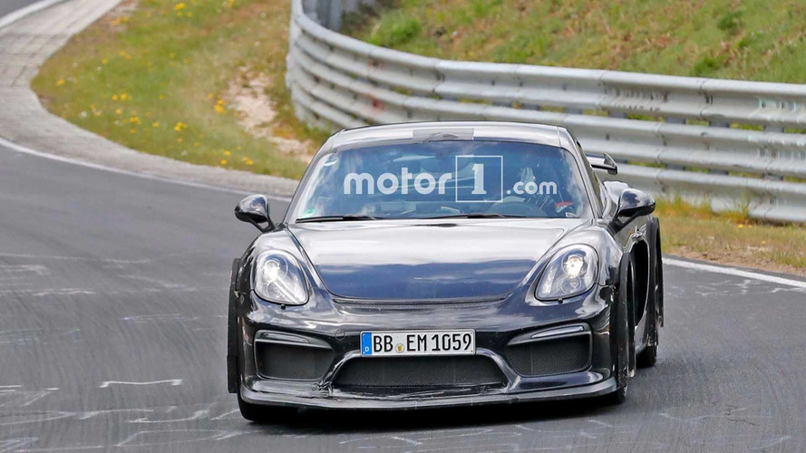 Porsche 718 Cayman GT4 fotos espía