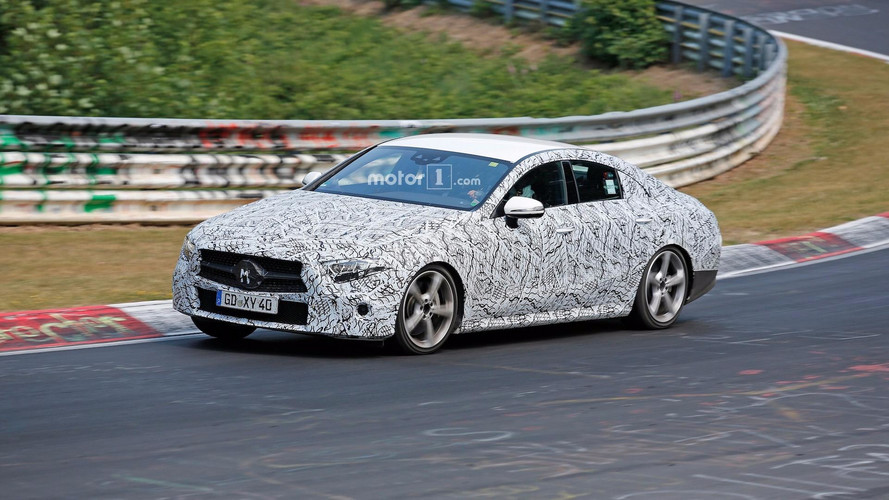 2018 Mercedes CLS Nurburgring Spy Shots