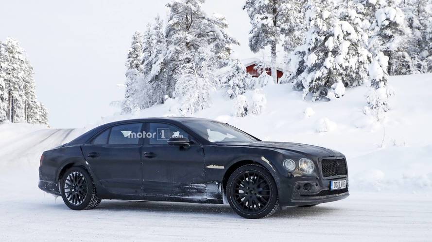 2019 Bentley Flying Spur spy photo