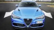 Alfa Romeo Giulia vs Alfa Romeo Stelvio drag yarışı