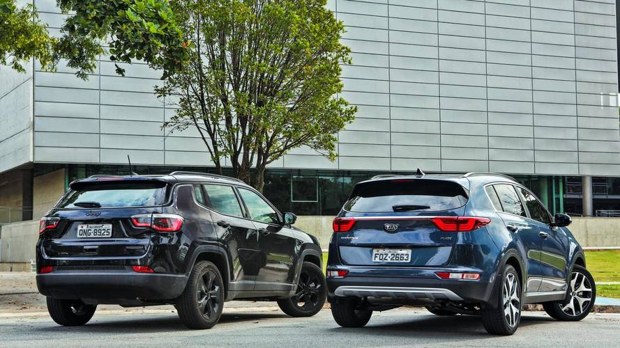 Comparativo Kia Sportage x Jeep Compass