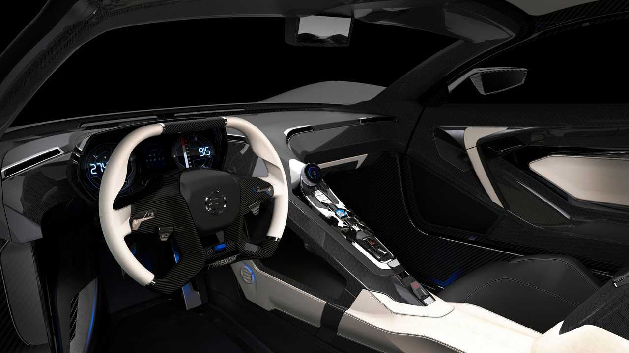 Elation Freedom Electric Hypercar Interior