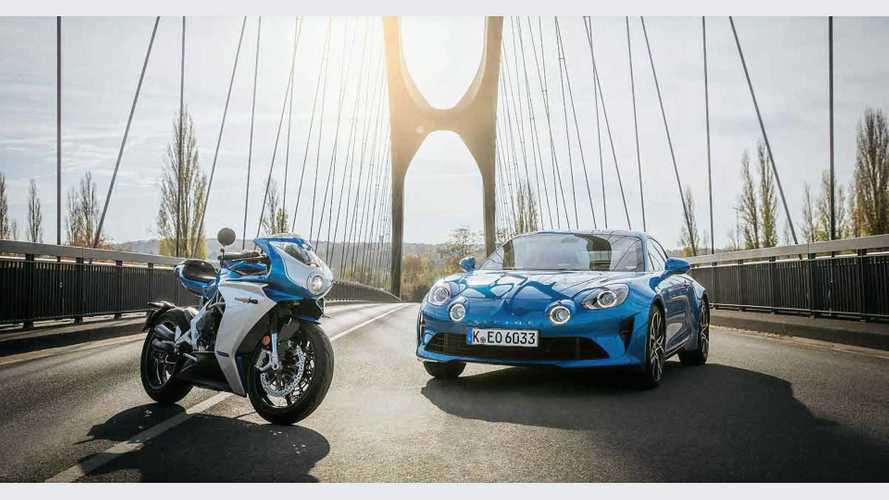 MV Agusta Superveloce 800: Motorrad im Alpine-Look