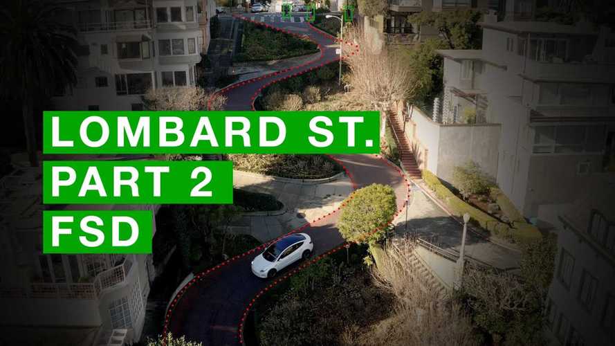 Full Self-Driving Tesla Model 3 Returns To Lombard Street In SF
