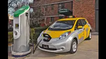 Nissan Leaf, taxi per New York