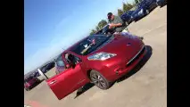 Nissan Leaf, l'elettrica sulle strade della California 