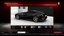 Ferrari F12berlinetta. Il sito web