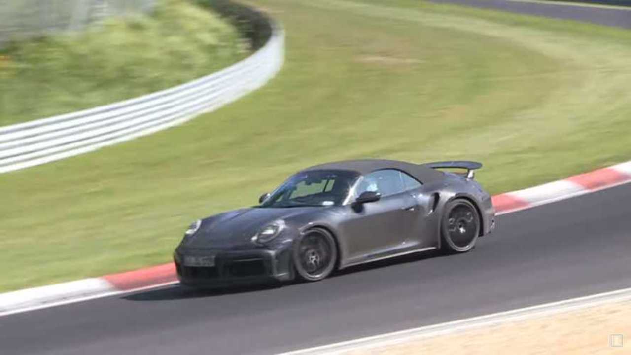 Porsche 911 Turbo Cabrio Spied