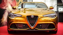 Alfa Romeo Giulia ocre Mille Miglia 2019