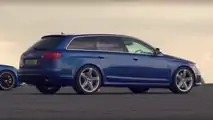 Hepsi Station Wagon Olan RS6, E63 ve Panamera'nın Drag Yarışı