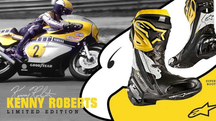 Limited Edition Alpinestars Race Boots Honor Kenny Roberts