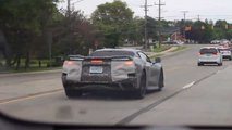 Ortadan motorlu Chevrolet Corvette C8 video ekran görüntüleri