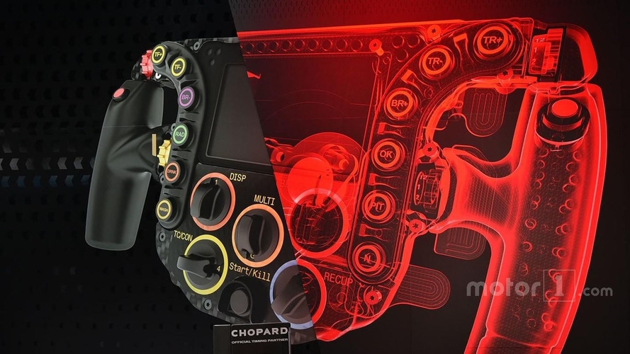 Porsche 919 Hybrid steering wheel