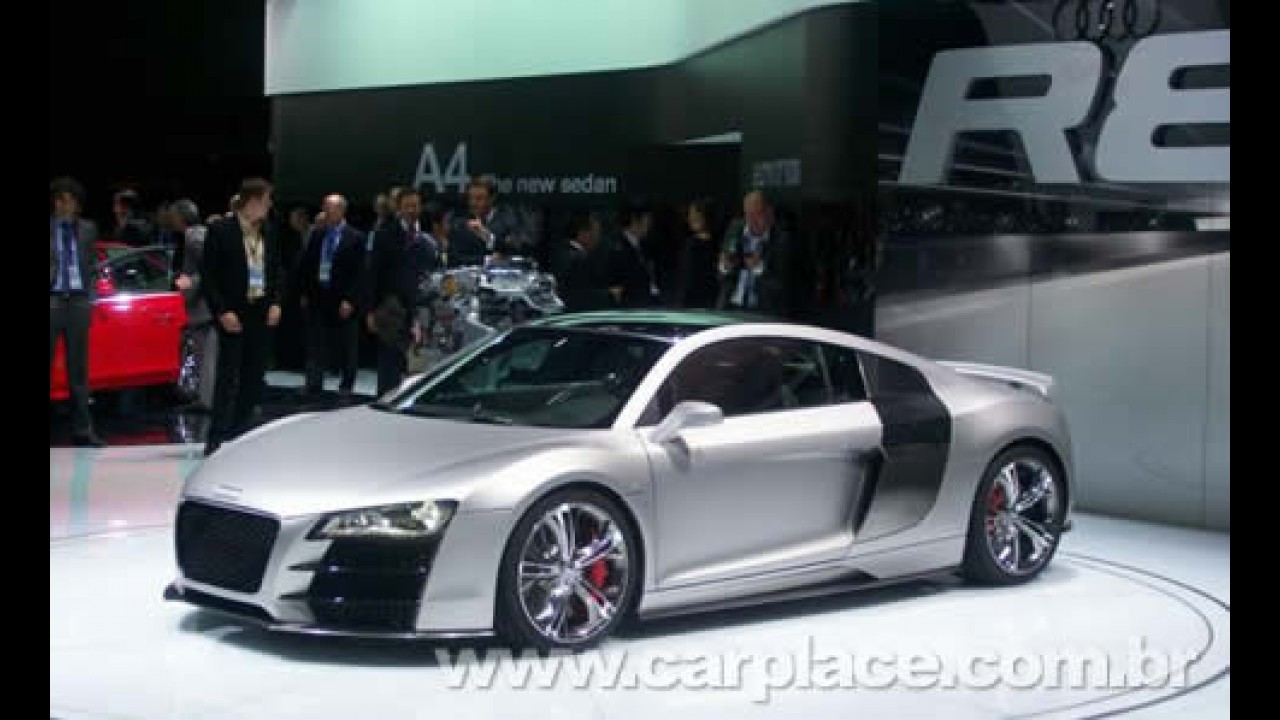 Salão de Detroit 2008: Audi R8 V12 TDI Concept de 500 CV ao vivo e a cores!!
