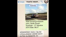 Artık herkes Trafik Polisi - Whatsapp ile Trafik Cezası Uygulaması Başladı