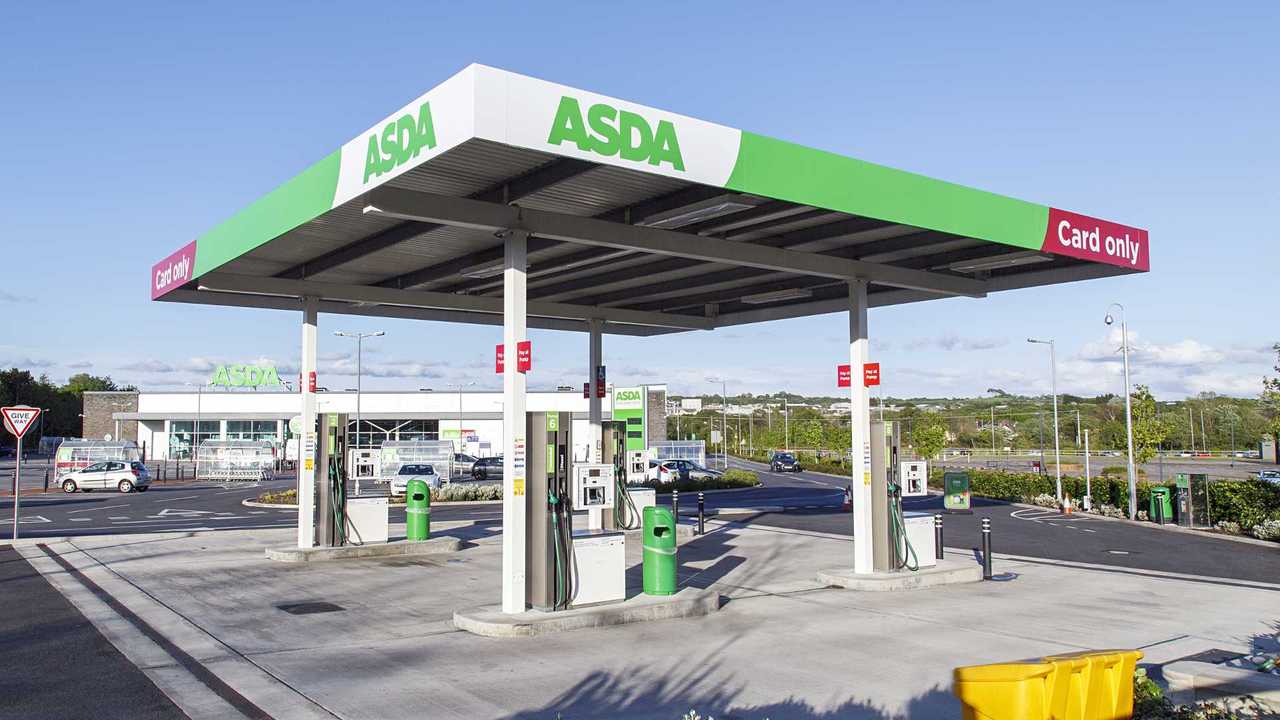 Asda petrol station Swansea UK