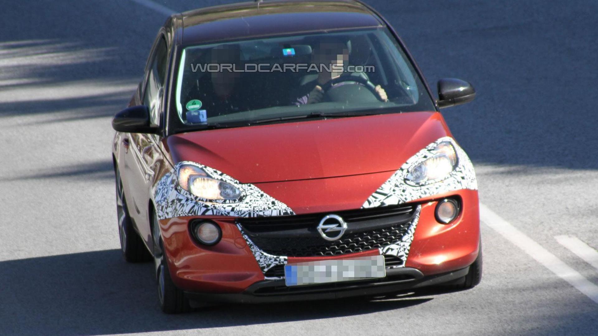 14 Opel Adam Spied With 1 0 Liter Sidi Turbo Engine