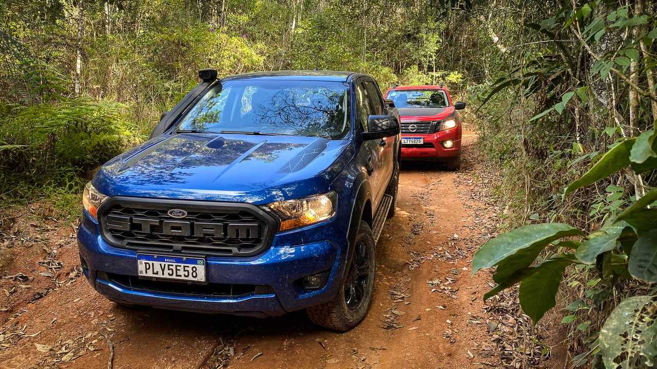 Comparativo: Ford Ranger Storm x Nissan Frontier Attack