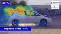 Bridgehill Creates Giant Fire Blanket That Cuts Battery Reignition In EV Blazes