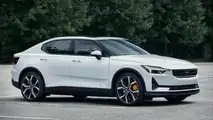 2021 Polestar 2 avant quart statique