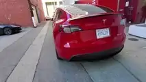 Touchless Delivery And Goodwill Repairs Meet In Andy Cheng's Tesla Model Y